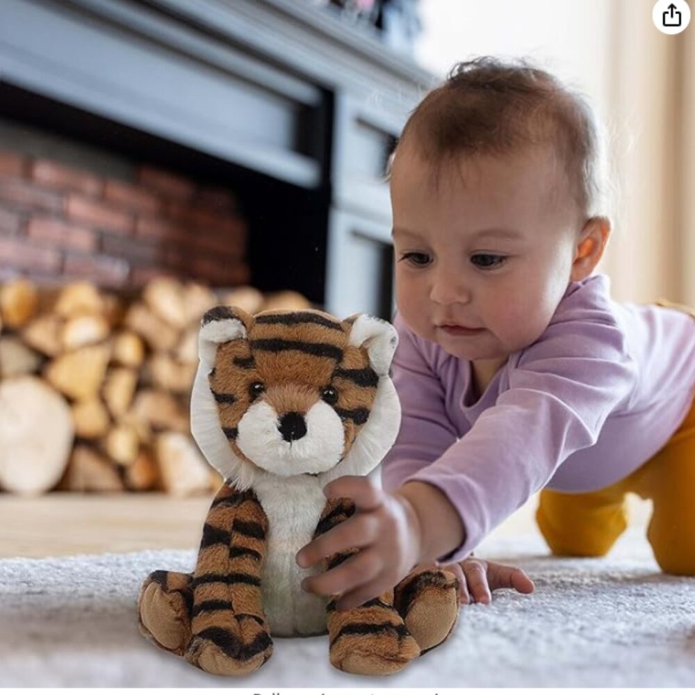 MON AMI Archie The Tiger 8” Plush Stuffed Animal